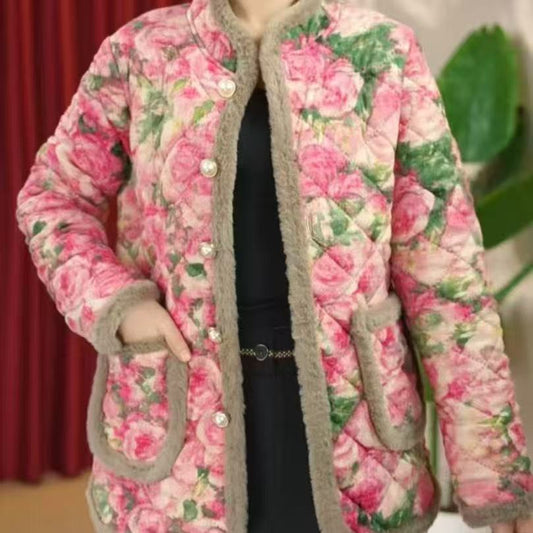 Women's Fleece-lined Warm Coat Stylish Short Style