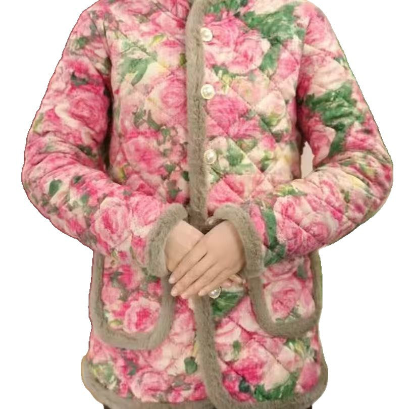 Women's Fleece-lined Warm Coat Stylish Short Style