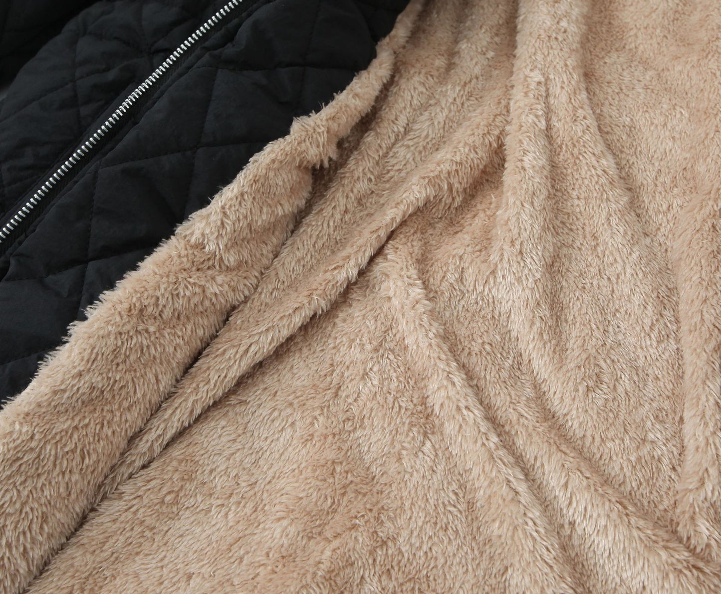 Lorsion Slim-Fit Fleece-Lined Cotton-Padded Coat – Mid-Length Warm Winter Jacket for Women