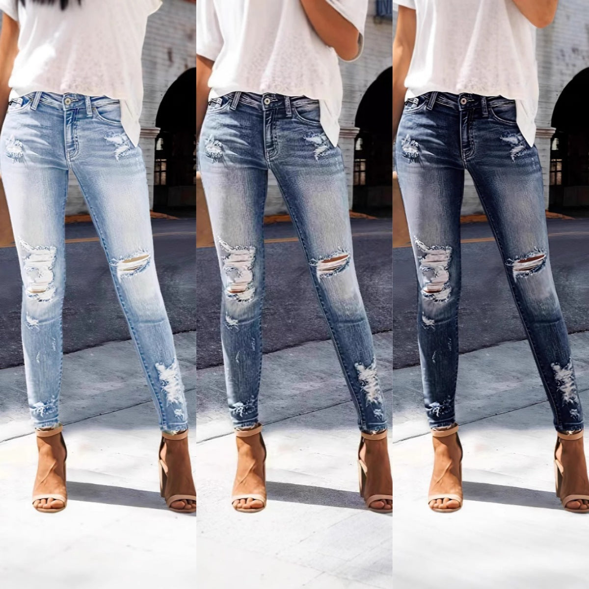 Lorsion High Elastic Slim Fit Jeans – Women’s Slimming High Waist Denim Pants