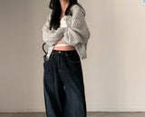 Lorsion Retro Lazy Style Sweater Coat – Knitted Acrylic Winter Cardigan for Women