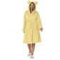 Lorsion Love Flannel Bathrobe – Sweet & Cute Warm Night Robe for Women