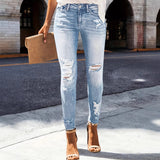 Lorsion High Elastic Slim Fit Jeans – Women’s Slimming High Waist Denim Pants