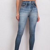 Lorsion Retro High Elastic Yoga Trousers – Hip Lifting Fitness Leggings for Women