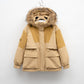 Hooded Jacket Fox Fur Women's Workwear Collar