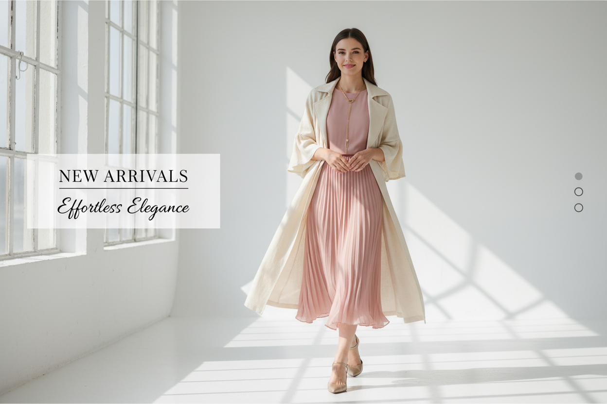 Create slideshow image for womens fashion