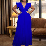 Lorsion Solid Color High Waist Wide Leg Jumpsuit – Elegant Women’s Sleeveless One-Piece Outfit