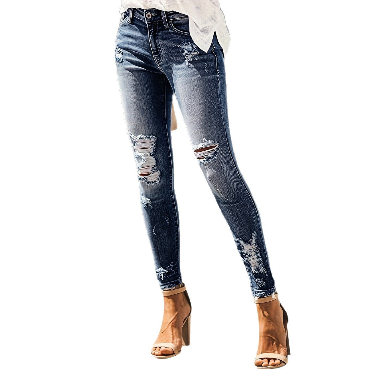 Lorsion High Elastic Slim Fit Jeans – Women’s Slimming High Waist Denim Pants